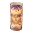 thumbnail image 1 of Bougie Hippie Motif Floral avec Texte Led - Ne t'Inquiète Pas, 1 of 1