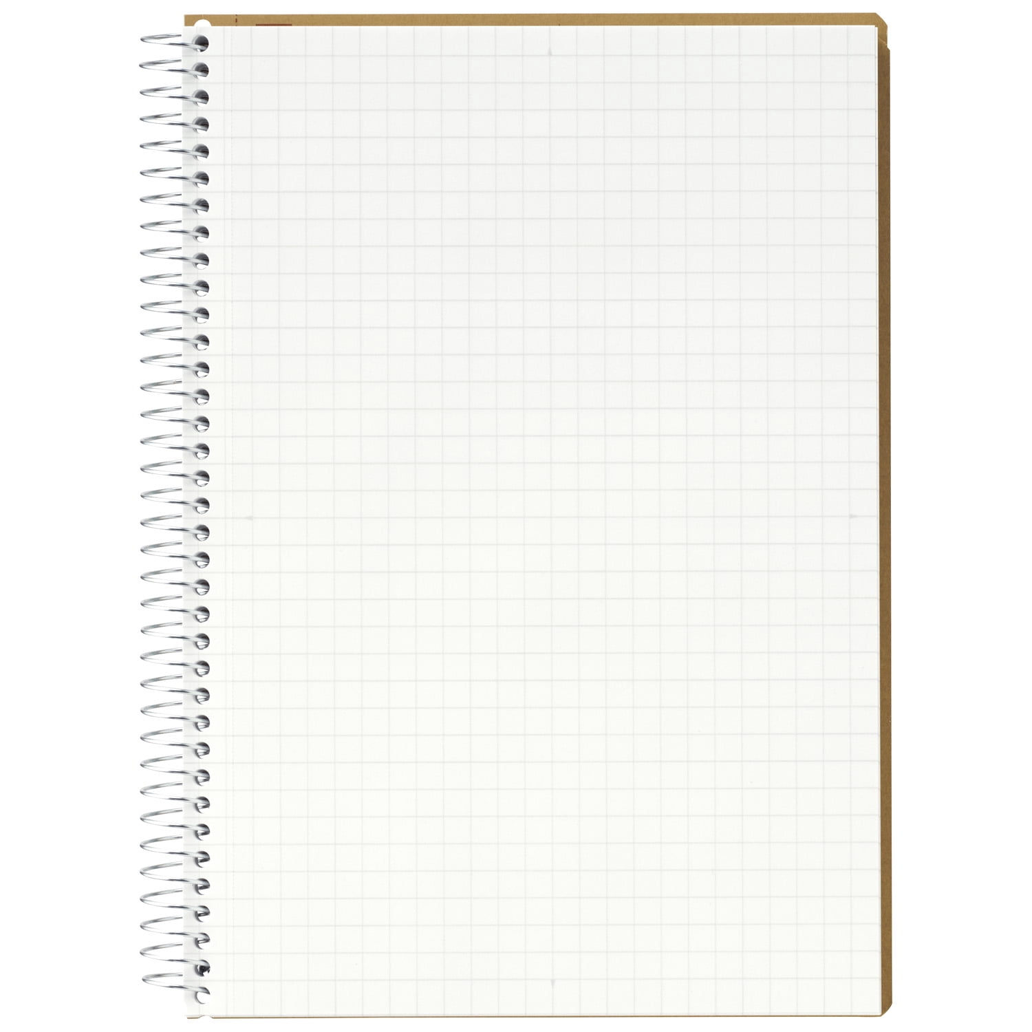 B6 Spiral Note BASIC Graph Notebook 80 Sheets 5 Pack