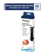 Aqueon Submersible Aquarium Heater, 50 Watts, Up to 20 Gallons