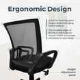 thumbnail image 2 of MotionGrey Mesh Series - Executive Ergonomic Computer Desk Home Office Chair with Mesh Back - Black, 2 of 6