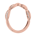 thumbnail image 5 of 1/4 Carat Diamond Wedding Band Ring in 14K Rose Gold (Ring Size 6.75), 5 of 5