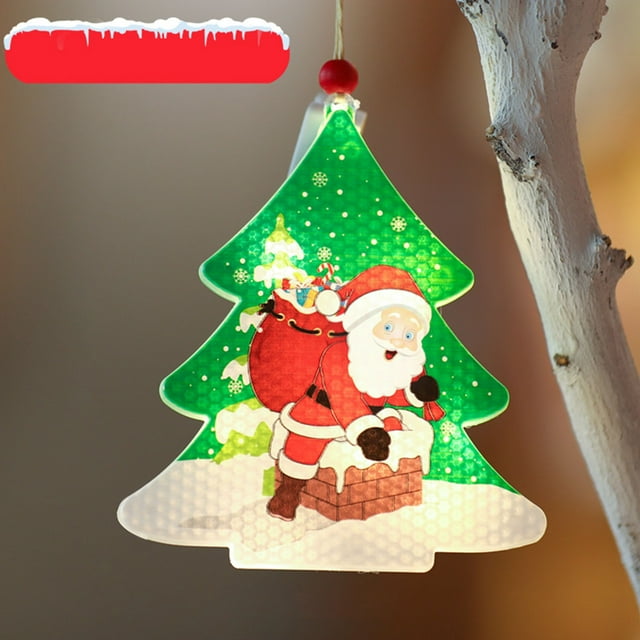 Agiferg Christmas Window Lights LED Hanging Curtain Light Garland Xmas Tree Decoration