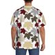 thumbnail image 3 of Fotbe maple leaves Camisa Estampada de Manga Corta para Hombre, Casual de Verano, Estilo Playero, Sin Arrugas-X-Large, 3 of 5