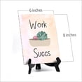 thumbnail image 4 of Work Succs Table or Counter Sign with Easel Stand, 6" x 8", 4 of 4