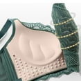thumbnail image 6 of SBYOJLPB Women's Sexy Bra Ladies Comfortable Breathable No Steel Sexy Lace Gathering Adjustment Lift Bra Woman Underwear Green 6(M), 6 of 7