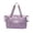 Purple, variant on Expandable Travel Duffel Bag Large Capacity, 2-Layer Weekender Carry On Tote with Trolley Sleeve, Waterproof Gym Sports Overnight Packing Cube Organizer for Airplane Flight Luggage, 1Pc