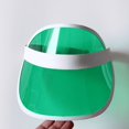 thumbnail image 5 of Summer unisex outdoor transparent plastic advertising Hat sun hat PVC empty top hat, 5 of 5