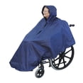 thumbnail image 3 of koolsoo Poncho de Pluie Cape de Pluie Réutilisable Manteau de Pluie pour Fauteuil Roulant Mobilité Handicapée Vieux Scooter, 3 of 9