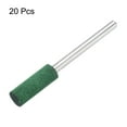 thumbnail image 3 of Uxcell 20pack Rubber Polishing Drill Bits, Rotary Buffing Bit with 6mm (7/32") Cylindrical Head, 3mm (1/8") Shank, Green, 3 of 7