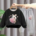 thumbnail image 4 of Fesfesfes Toddler Sweatsuit 4T Printed Boys and Girls Hoodie And Pants Set Children Loose Pullover Sweater Casual Hoodie, 4 of 4