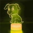 thumbnail image 3 of YSTIAN 3D Dog Night Light Table Desk Optical Illusion Lamps 7 Color Changing Lights LED Table Lamp Xmas Home Love Birthday Children Kids Decor Toy Gift, 3 of 3