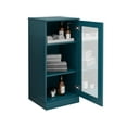 thumbnail image 2 of Palace Imports 100% Solid Wood 16.5" Bathroom Cabinet with Clear Glass Door, 2 of 5