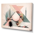 thumbnail image 2 of Designart "Sharp Pastel Mountains" Modern Geometric Wall Art Print, 2 of 5