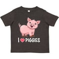thumbnail image 3 of Inktastic I Love Piggies Cute Pig Boys or Girls Toddler T-Shirt, 3 of 5