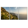 thumbnail image 2 of wall26 - 3 Piece Canvas Wall Art - Beautiful Landscape with Mountains and Sea - Modern Home Art Stretched and Framed Ready to Hang - 16"x24"x3 Panels, 2 of 4