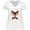 AA-White, variant on Inktastic Cute Flannel Reindeer with Christmas Bulbs and Snowflakes Women's Plus Size V-Neck T-Shirt