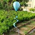 thumbnail image 4 of Home Decor Hot Air Balloon Wind Spinner Rainbow Kinetic Hanging Wind Twister (Blue), 4 of 7