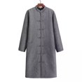 thumbnail image 2 of Chinese Traditional Tang Jacket Lonf Kung Fu Tai Chi Uniform Martial Thick Coat, 2 of 5