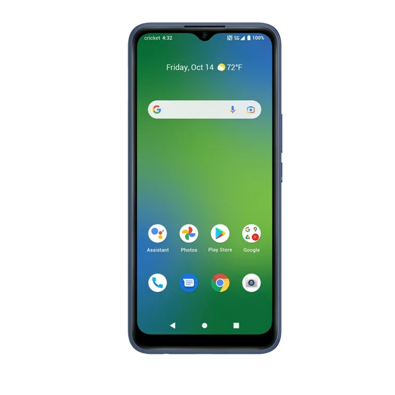 Pre-Owned Cricket Wireless Innovate E 5G, 64GB, 4GB RAM, Lightning Blue - Prepaid Smartphone