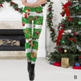 thumbnail image 6 of Casual Christmas Leggings Printed High Waist Yoga Pants for Halloween Sport Xmas B, 6 of 8