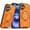 Orange, variant on Designed for iPhone 16 Magnetic Phone Case,Compatible with Mag-Safe,360° Spin Contractile Ring Kickstand,Heavy Duty Shockproof Anti-fall Dropproof Tough Rugged Phone Case,Black