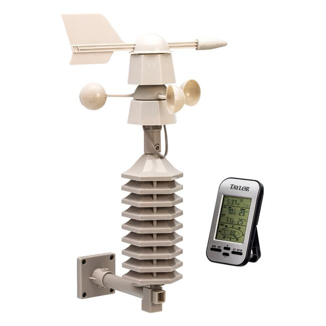 Taylor 6391940 Wireless Wind Sensor Weather Station White Walmart