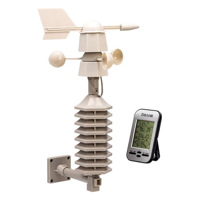 Taylor 6391940 Wireless Wind Sensor Weather Station - White