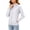 Purple, variant on jobturf Drawstring Cropped Hoodie Women Trendy Loose Fit Full Zip Hoodies with Pocket Fleece Lined Hooded Sweatshirt Going Out Jacket S