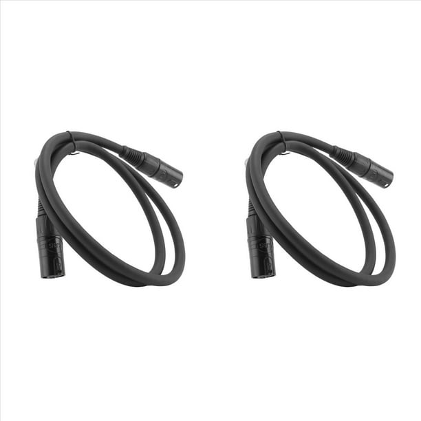 2X Cable Ethercon CAT6 Conector RJ45 Compatible con EtherCON para Configuraciones de Estudio, Giras, ProduccióN de Escenarios, Conciertos 1 Metro