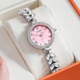 thumbnail image 3 of OLEVS Watches for Women Fashion Dress Analog Quartz Rose Gold Plated Stainless Steel Waterproof Luminous Luxury Ladies Watches Women Wrist Watches Gift Relojes para Mujer Pink/Purple/Green/Blue, 3 of 14