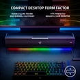 thumbnail image 4 of Razer Leviathan V2 Bluetooth Gaming Speaker Soundbar and Subwoofer with RGB Chroma, Black, 4 of 13