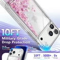 thumbnail image 4 of NGB SUPREMACY For iPhone 17 Pro Max Phone Case Screen Protector Ring Holder Wrist Strap Lanyard Shiny Sparkly Glitter iPhone 17 Pro Max Case Cover, 4 of 9