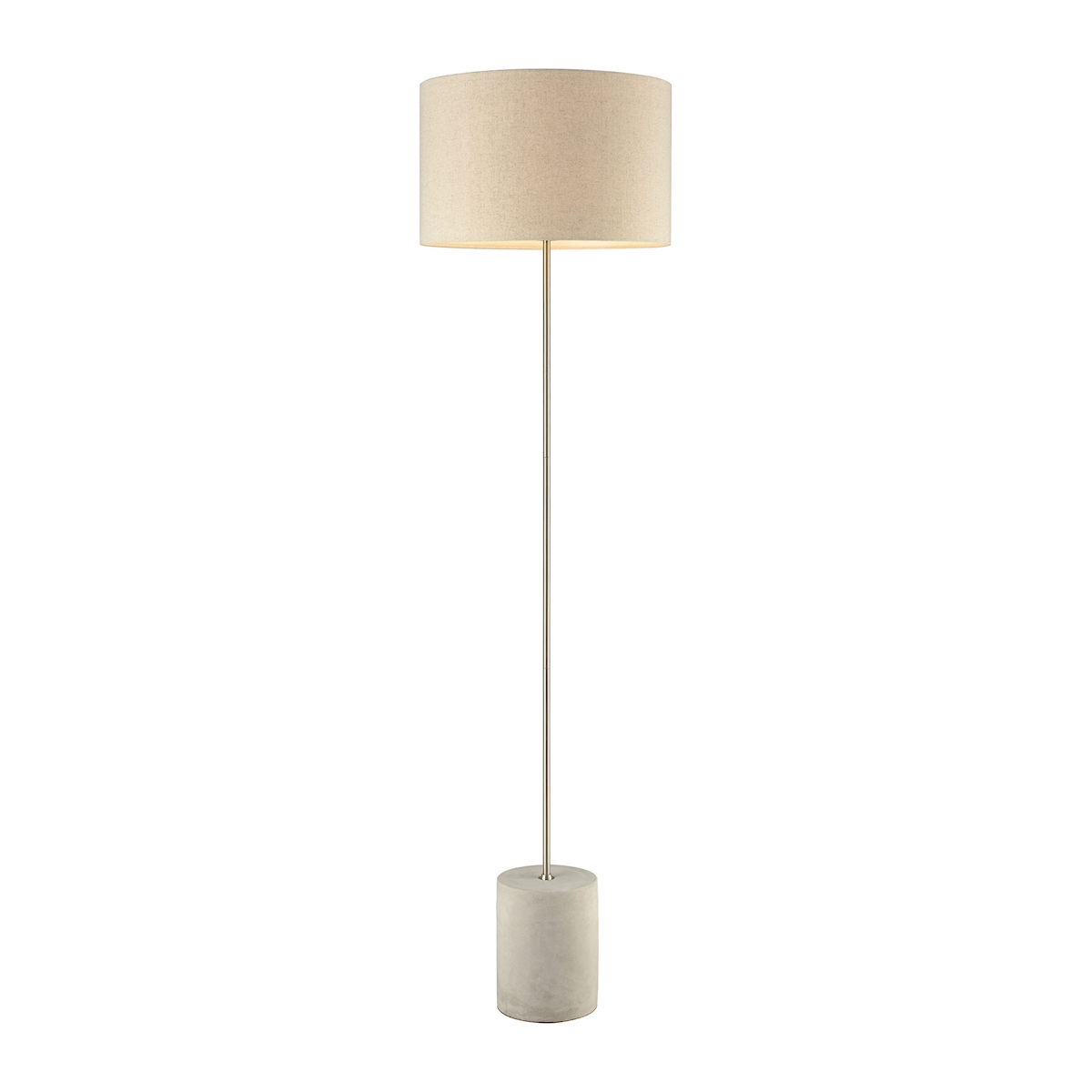 concrete base floor lamp