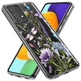 thumbnail image 2 of MUNDAZE Samsung Galaxy A22 5G Shockproof Clear Hybrid Protective Phone Case Lavender Dragonfly Butterflies Spring Flowers Cover, 2 of 5
