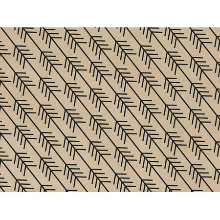 120 Pack, Kinetic Arrow Kraft Tissue Paper 20 x 30", Sheet Pack for DIY, Gift Wrapping, Birthday Parties and Events, Made In USA