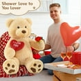 thumbnail image 3 of Tezituor 36" Teddy Bear Stuffed Animal Giant Bear Plush with I Love You Heart Plush Toy, 3 of 8