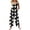 Black, variant on WTOBBY Women's Sleeveless Cotton Casual Jumpsuit featuring Halloween Print, Breathable and Lightweight for Warm Weather, Ideal for Relaxed Wear,BlackL