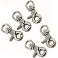 thumbnail image 2 of 5PCS 316 Stainless Steel Swivel Spring Eye Snap Trigger Clip Hook 65mm Snap Hook (Size: 65mm), 2 of 5