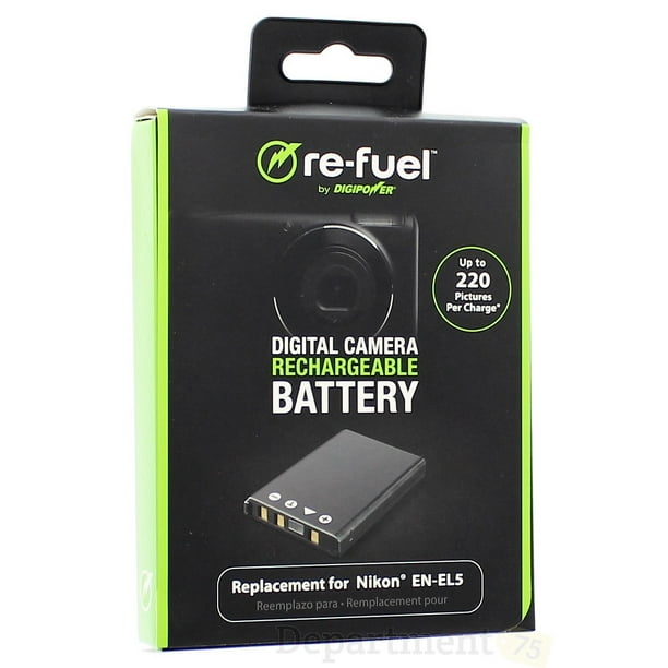 ReFuel Digital Camera rechargeable Battery