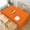 Bright Orange, variant on Rectangle Table Cloths, Plum Purple Oblong Tablecloth Washable Table Cover for Kitchen Dinning Party Tabletop Modern Decoration 60 x 84inch