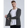 thumbnail image 5 of TRYSIL Men's UPF 50+ Sun Protection Hoodie Jacket Athletic Lightweight Full-Zip Long Sleeve Fishing Workout, 5 of 9