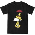 thumbnail image 2 of Camisetas de algodón para hombre, de Peanuts, Charlie Brown y Snoopy, clásicas, de verano, de manga corta, con cuello redondo, diseño de moda, 2 of 5