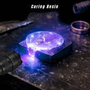 UV Flashlight 395nm - Mini LED Black Light Ultraviolet Light Adjustable Flashlights, for Detection, Curing, Searching Scorpion