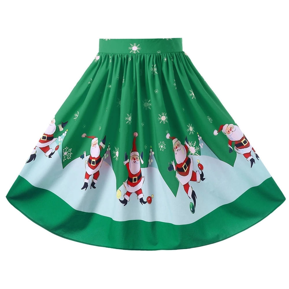 plus size christmas skirt