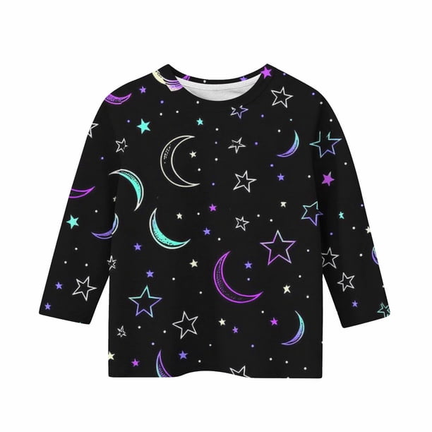 ITSAME Kids Christmas 3/4 Sleeve Tops, Casual Fashion Funny Xmas