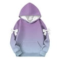 thumbnail image 5 of KyCheLot Girls Oversized Hoodie Lightweight with Pocket Cute Print Comfort Loose Sweatshirt 4-14 Years, 5 of 5