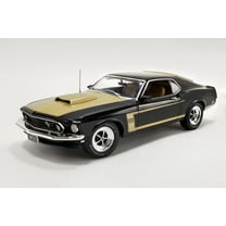 1969 Ford Mustang  Boss 429 Semon "Bunkie" Knudson's Prototype, Black and Gold - Acme A1801844 - 1/18 scale Diecast Model Toy Car