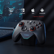 GameSir Nova 2 Lite Wireless PC Controller with Hall Effect Joysticks & Triggers, 2.4G & Wired 1000Hz Polling Rate, Remappable Buttons - Compatible with PC/Switch/Steam/Android(Luminous White)