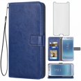 thumbnail image 1 of Mobile Phone Cover for Samsung J7 2017, Cover Premium Pu Leather Tpu Flip Cover Magnetic Closure Card Compartment Stand Function Wallet with Lanyard Protective Cover, 1 of 7