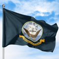 thumbnail image 1 of Drapeau Extérieur US Navy (4x6ft) par DreamController - Polyester Durable et Résistant à la Décoloration, Double Piqûre, Oeillets en Laiton - Drapeau des Branches Militaires des É.-U. Imprimé HD - Fabriqué aux É.-U., 1 of 6